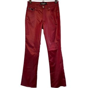 Vintage Y2k L.e.i leather effect flare pants